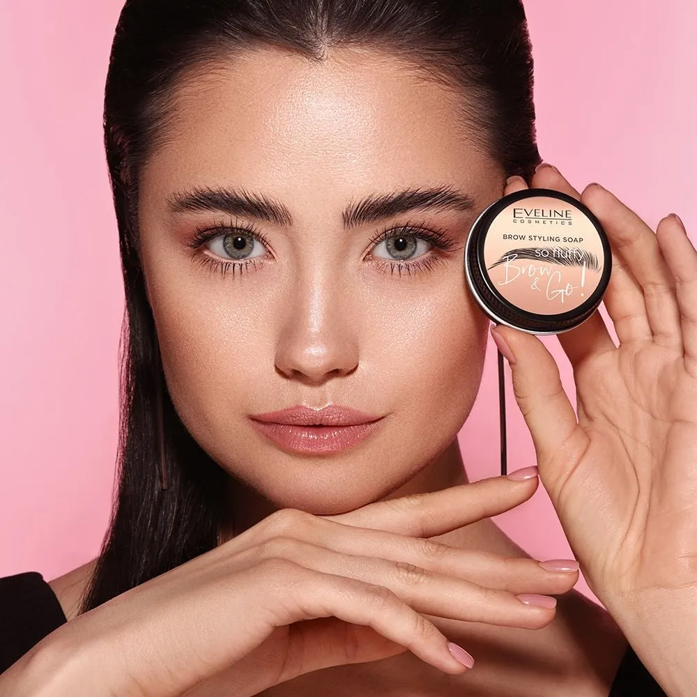 Eveline Brow & Go! savon sourcils fixation forte vegan