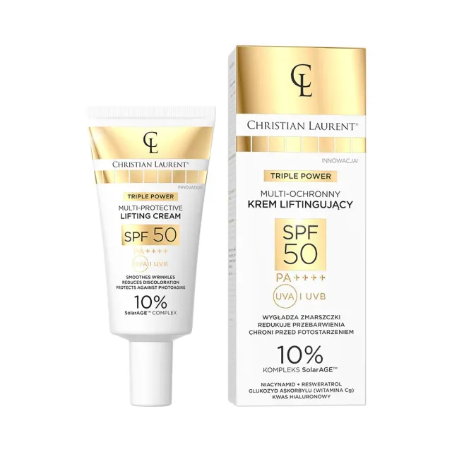Eveline Christian Laurent crème lifting SPF 50 triple protect