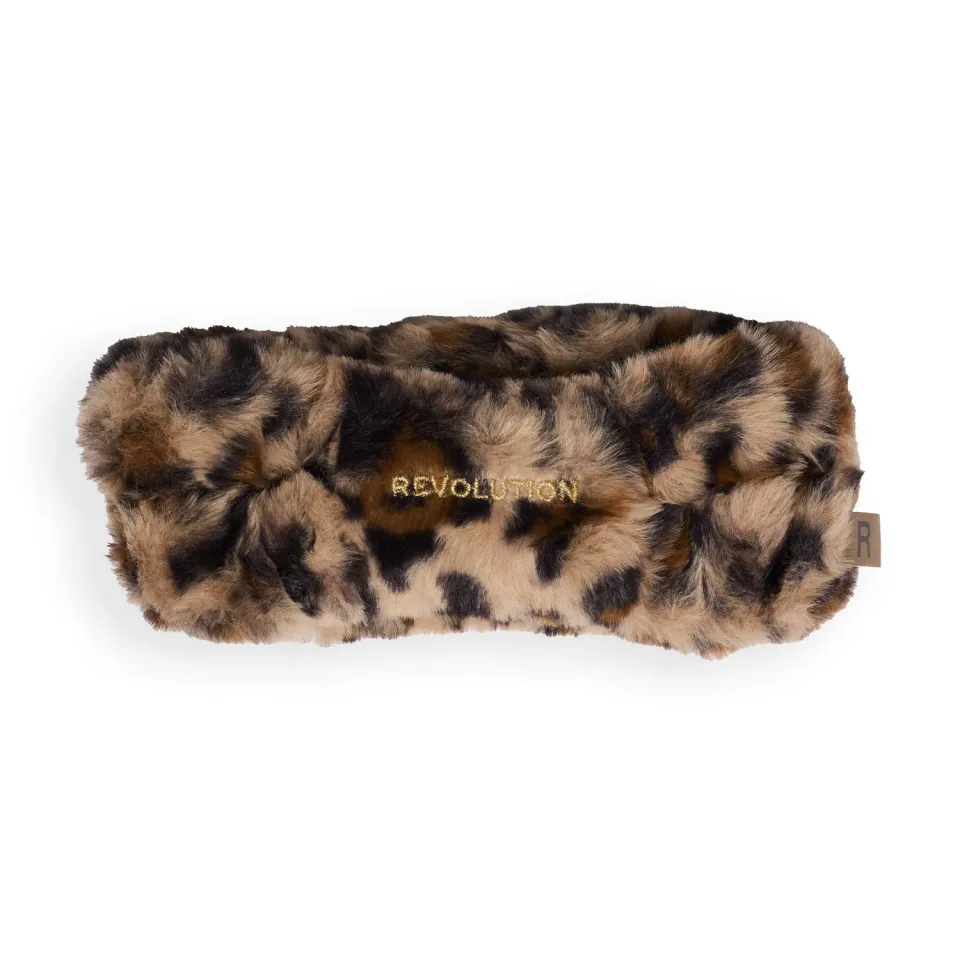 Revolution Pro Miracle bandeau skincare léopard ultra-doux