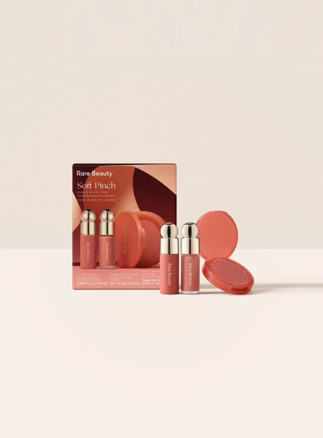Rare Beauty Soft Pinch coffret Worth blush et huile lèvres