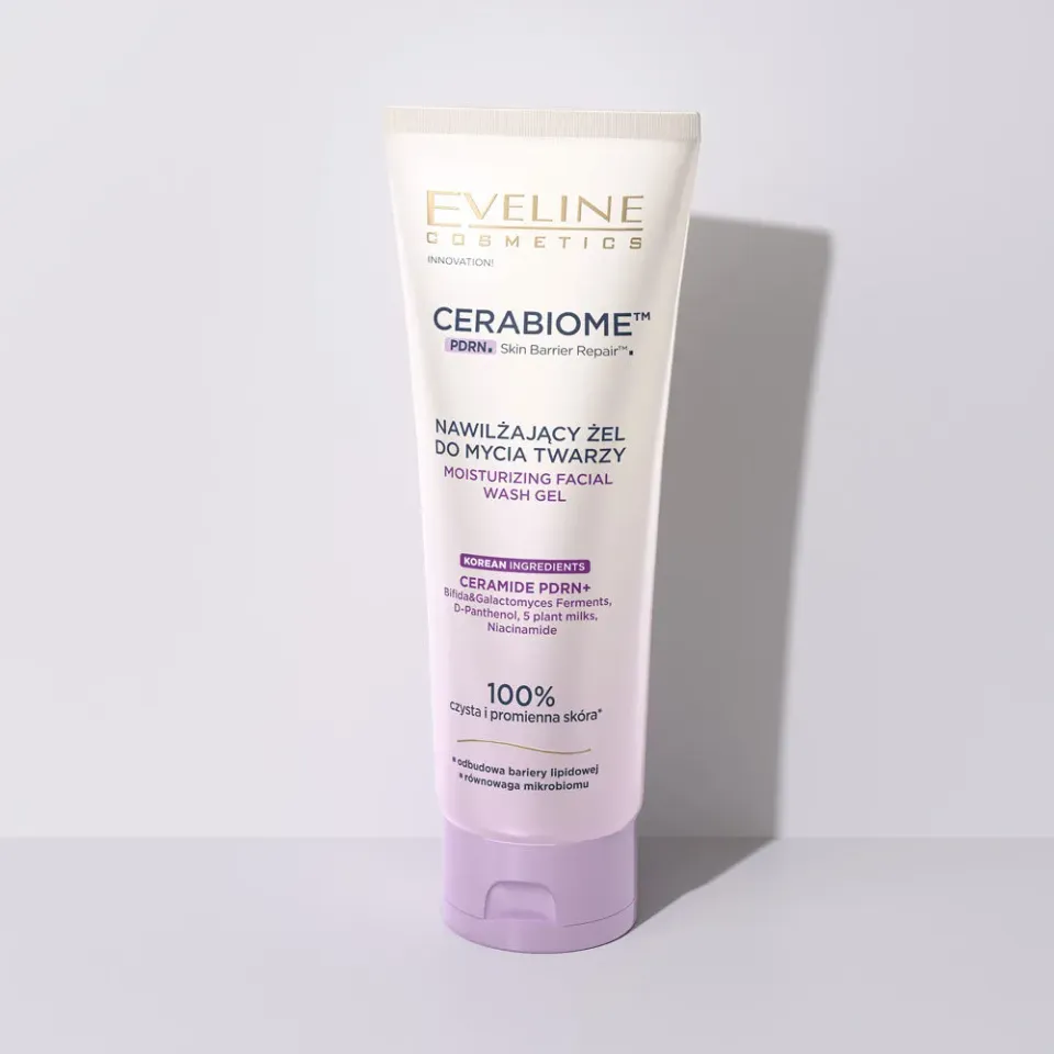 Eveline Cerabiome gel nettoyant visage hydratant éclat quotidien