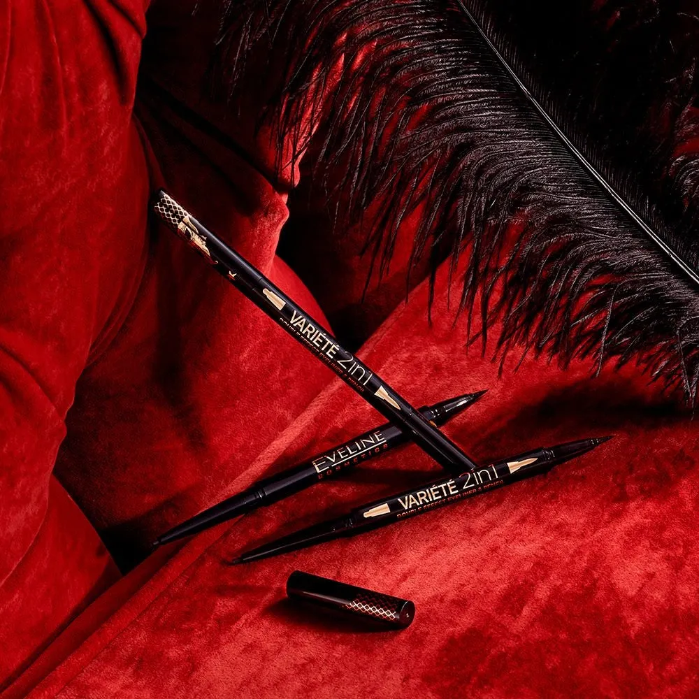 Eveline Variete Double Effect eyeliner 2en1 waterproof
