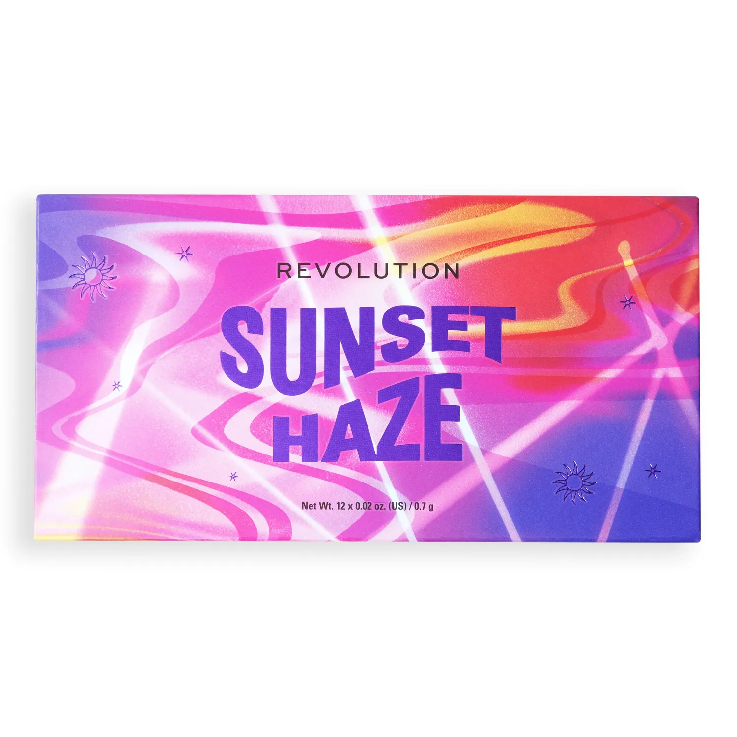 Revolution Sunset Haze palette fards dorés 12 teintes