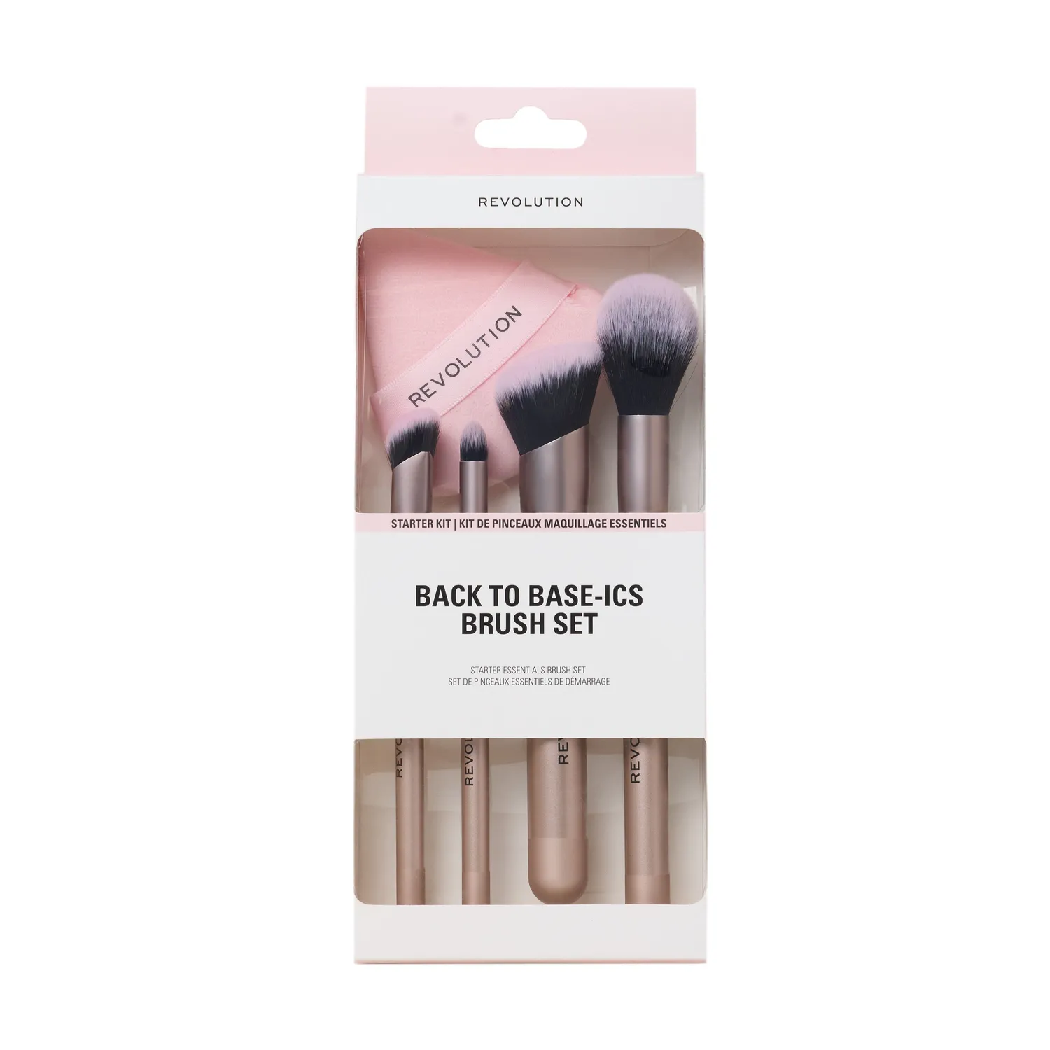 Revolution Back To Base-ics kit 3 pinceaux teint + éponge