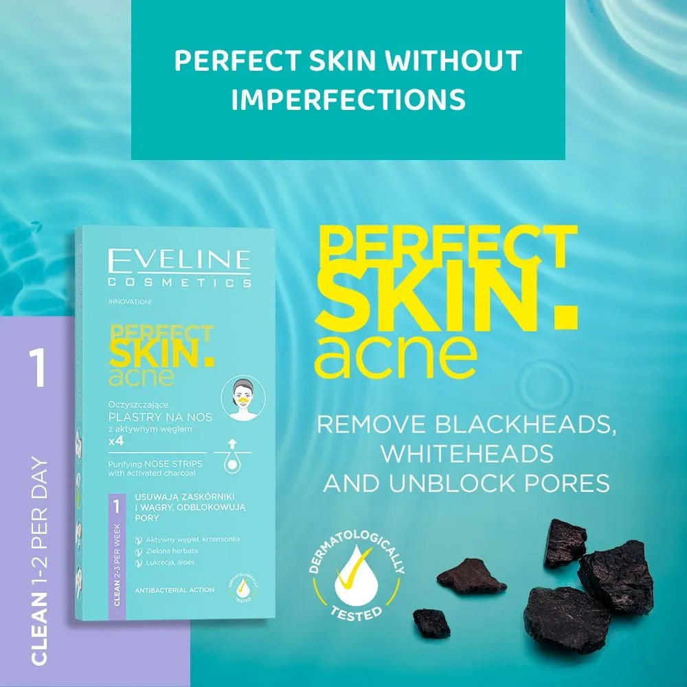 Eveline Perfect Skin Acne patchs nez charbon points noirs