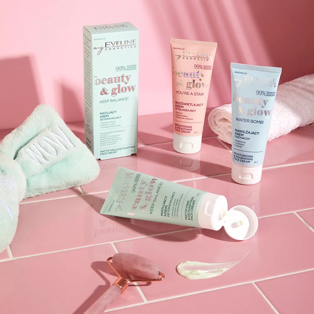 Eveline Cosmetics Beauty Glow Mattifying Detoxifying crème matifiante