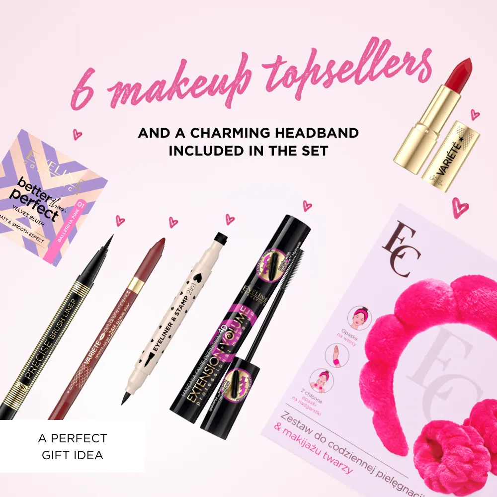 Eveline For The Love Of Makeup Set coffret look romantique