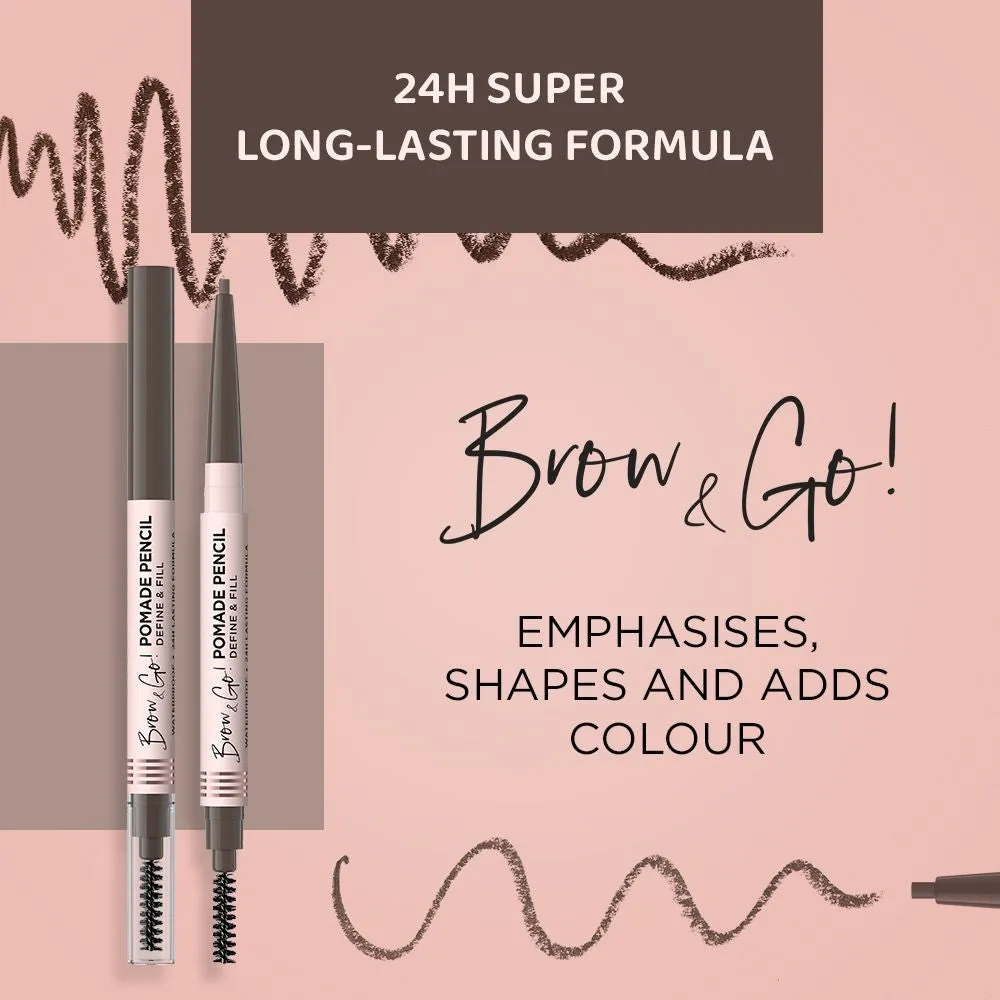Eveline Brow&Go crayon pommade sourcils Taupe waterproof