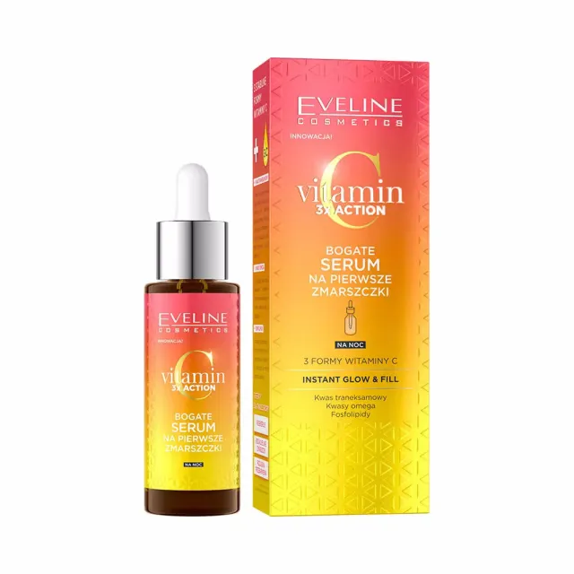 Eveline Cosmetics Vitamin C 3x Action sérum premières rides