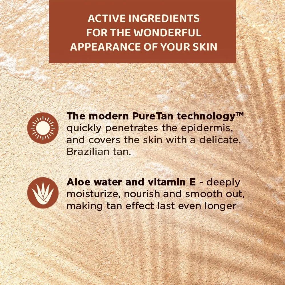 Eveline Brazilian Body Express mousse autobronzante hâle doré