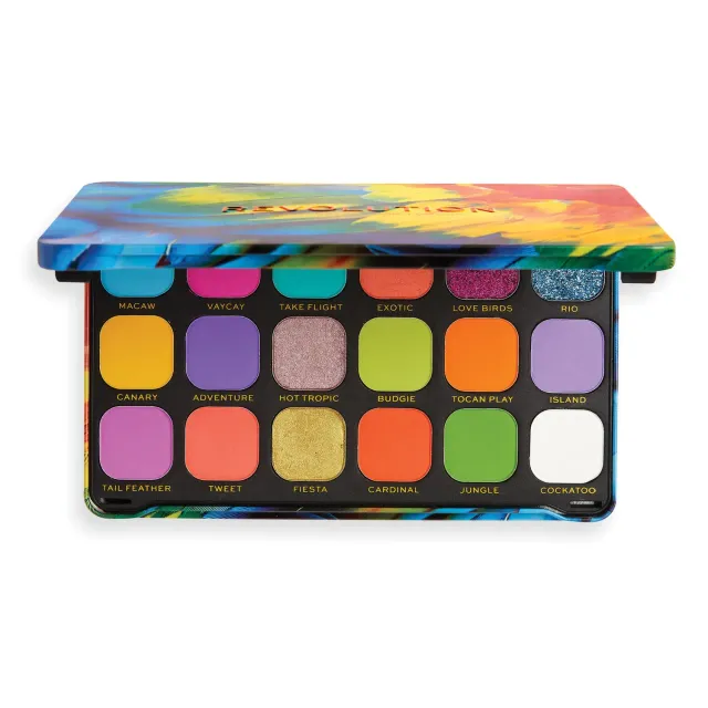 Revolution Forever Flawless Bird of Paradise palette couleur vive