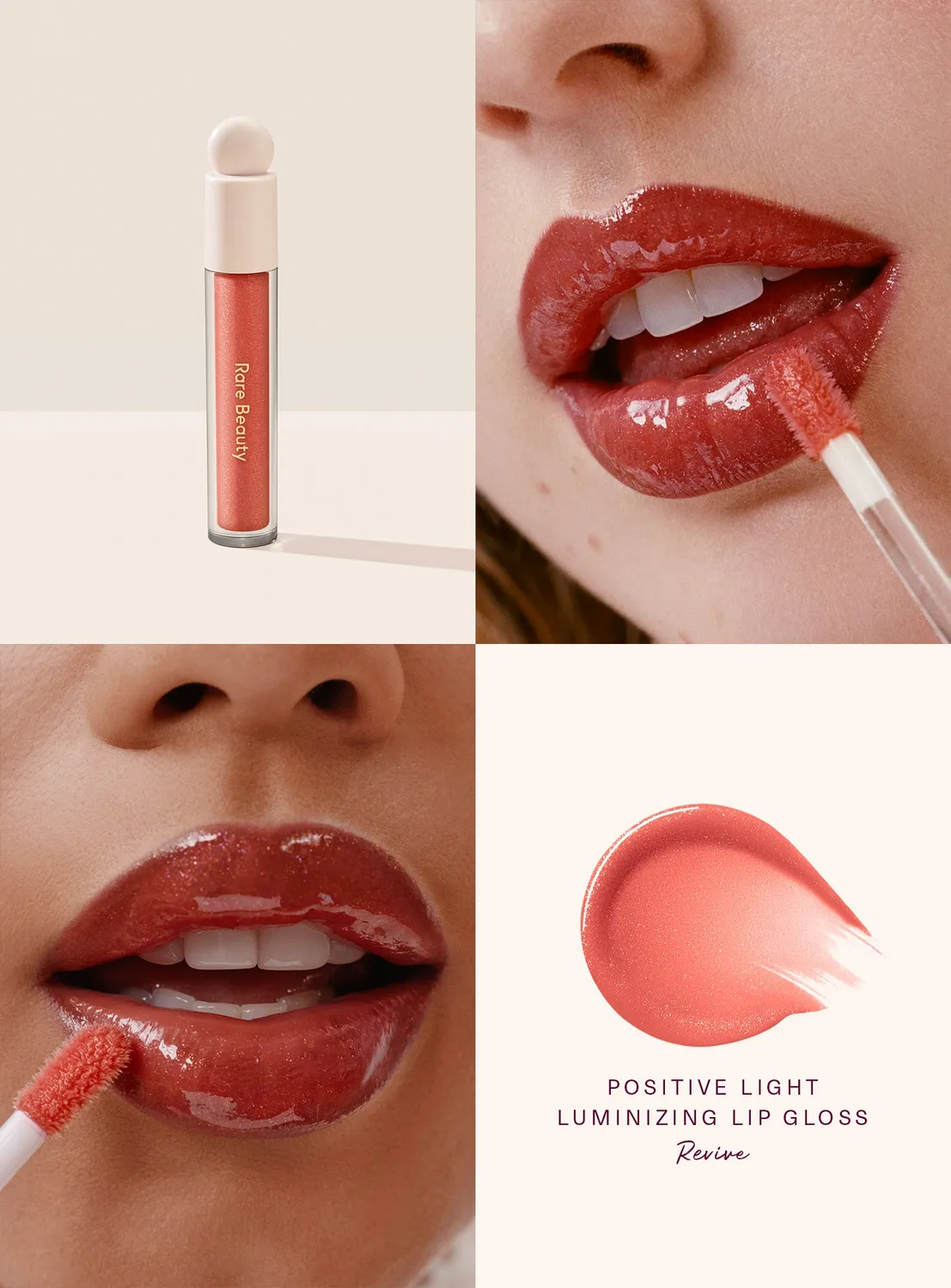 Rare Beauty Glass Effect duo crayon gloss lèvres Revive