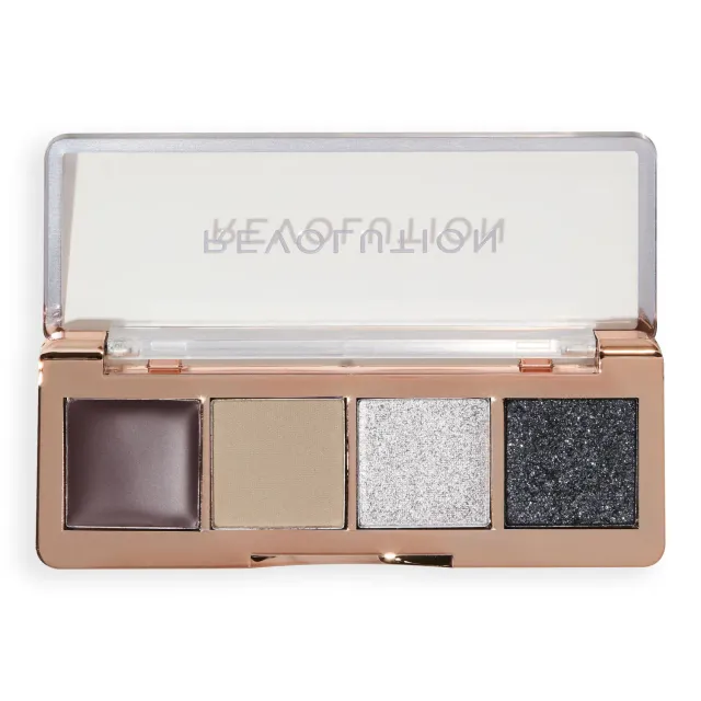 Revolution Smokey Icon Edit mini palette fards smoky neutre