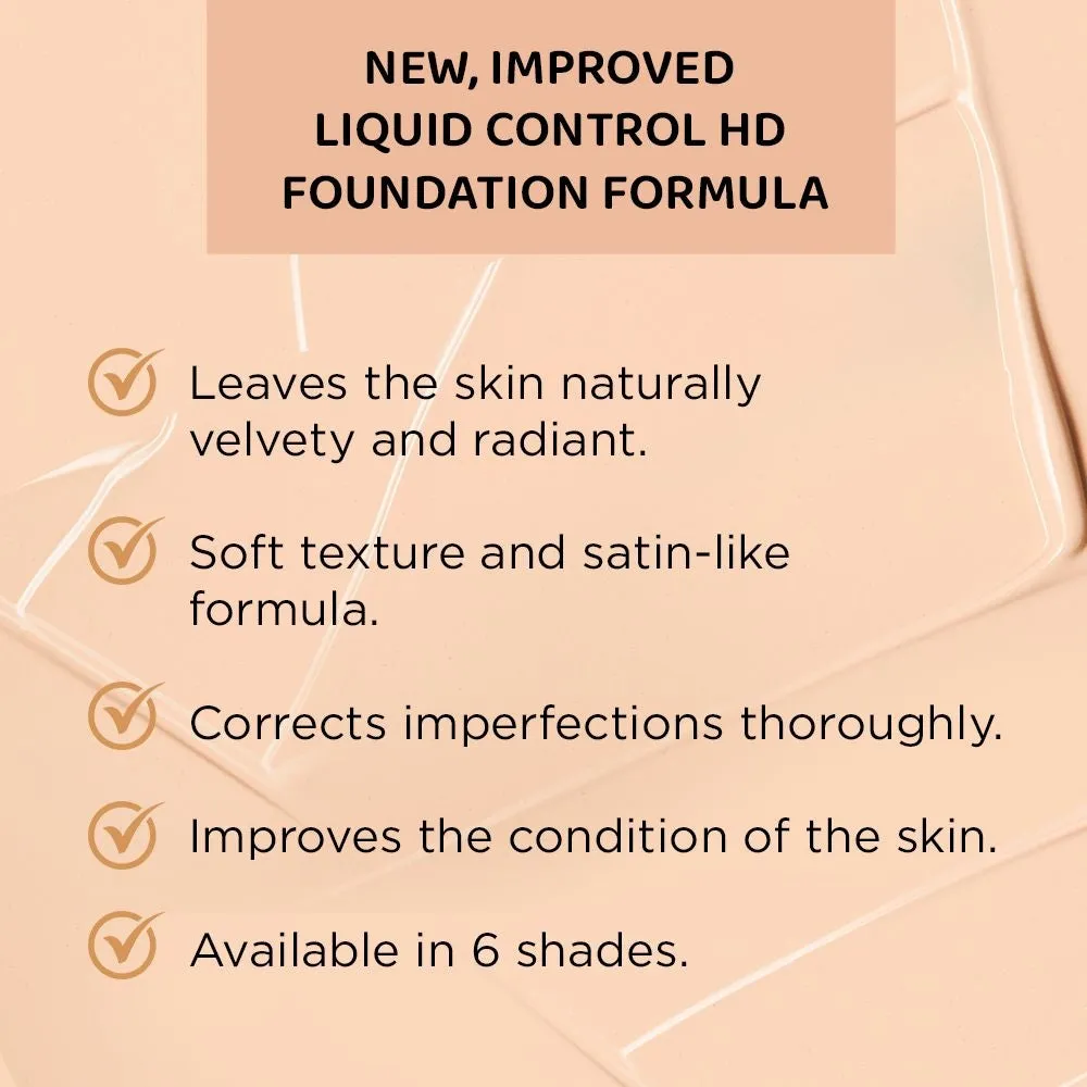 Eveline Liquid Control HD fond de teint mat niacinamide