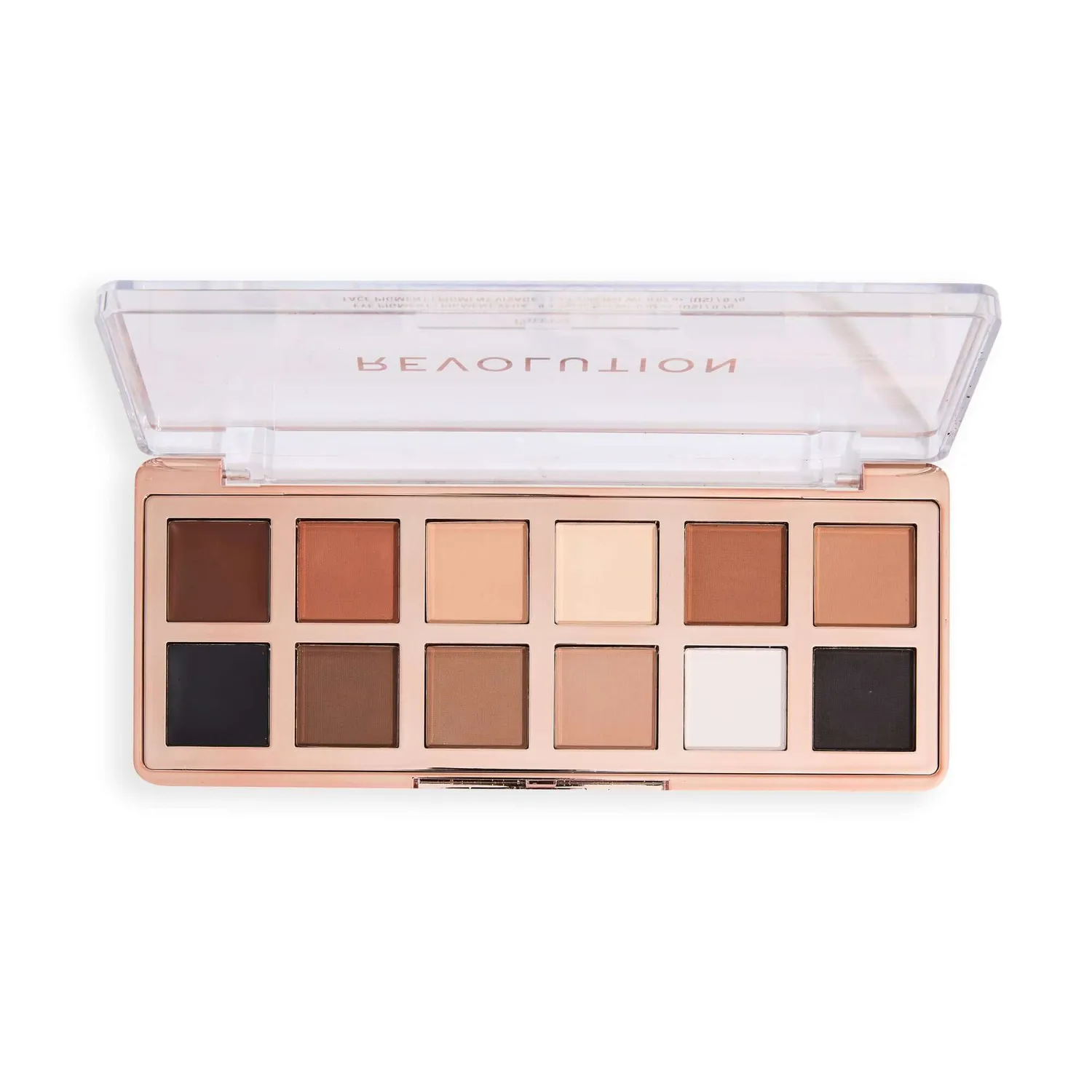 Revolution Master Icon Matte Nudes palette fards nude mat
