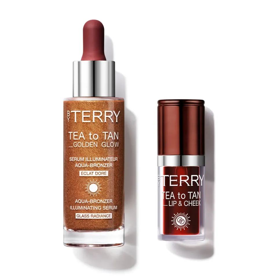 By Terry Tea to Tan Sun-Kissed Glow Set duo teint 2 sérums bonne mine