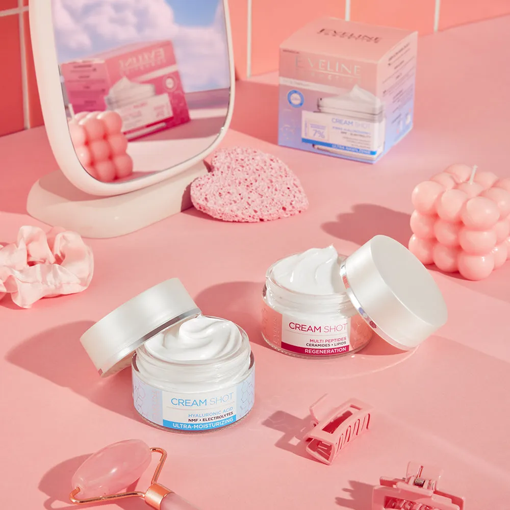 Eveline Cream Shot crème visage ultra-hydratante vegan