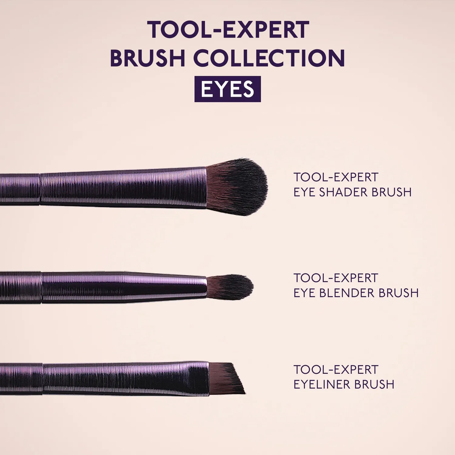 By Terry Tool-Expert Collection 8 pinceaux visage et yeux
