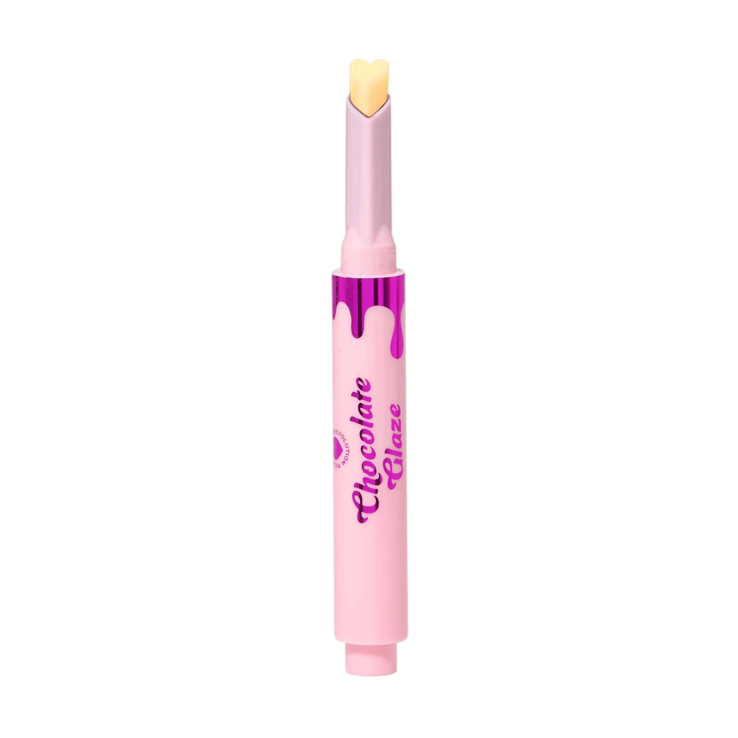 I Heart Revolution Chocolate Glaze gloss Icing Pink Shimmer repulpant