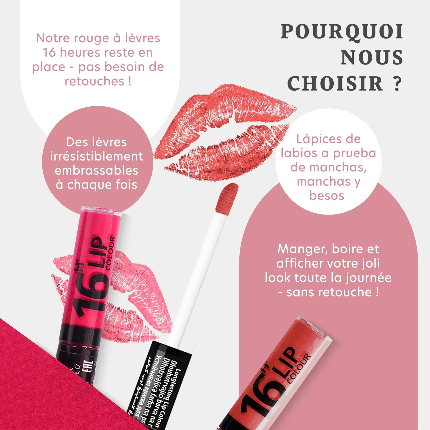 Dermacol 16H rouge à lèvres mat Cherry Red n°3 7,1 ml
