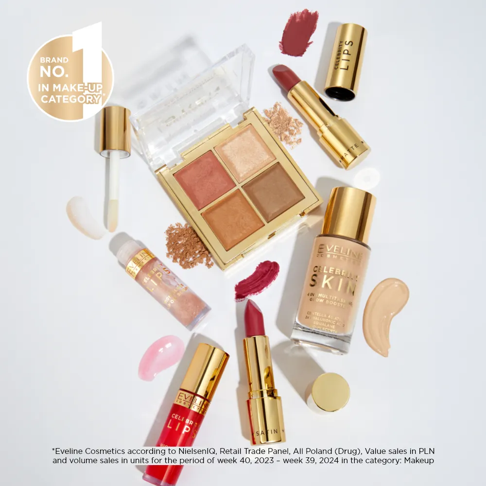 Eveline Celebrity rouge à lèvres satin 400 halo hydratant