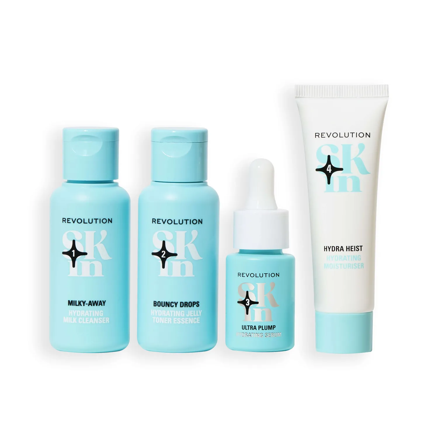Revolution Skin Happy Hydrate kit soin visage hydratant 4 étapes