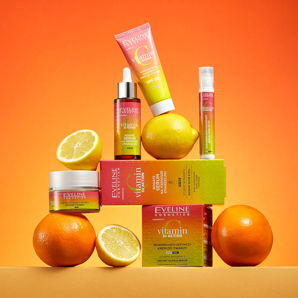 Eveline Vitamin C 3x Action crème visage illuminatrice apaisante