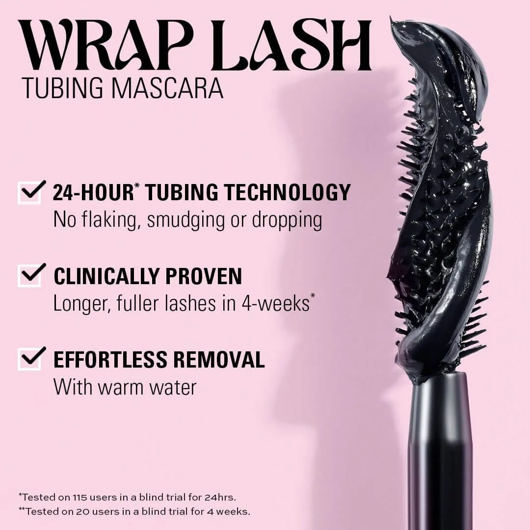 Revolution Wrap Lash mascara tubing noir volume 24h