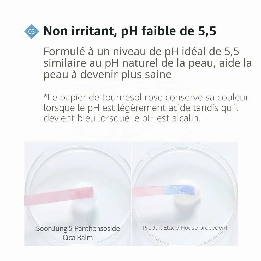 Etude House SoonJung 5-Panthensoside baume cica 40 ml peaux sensibles