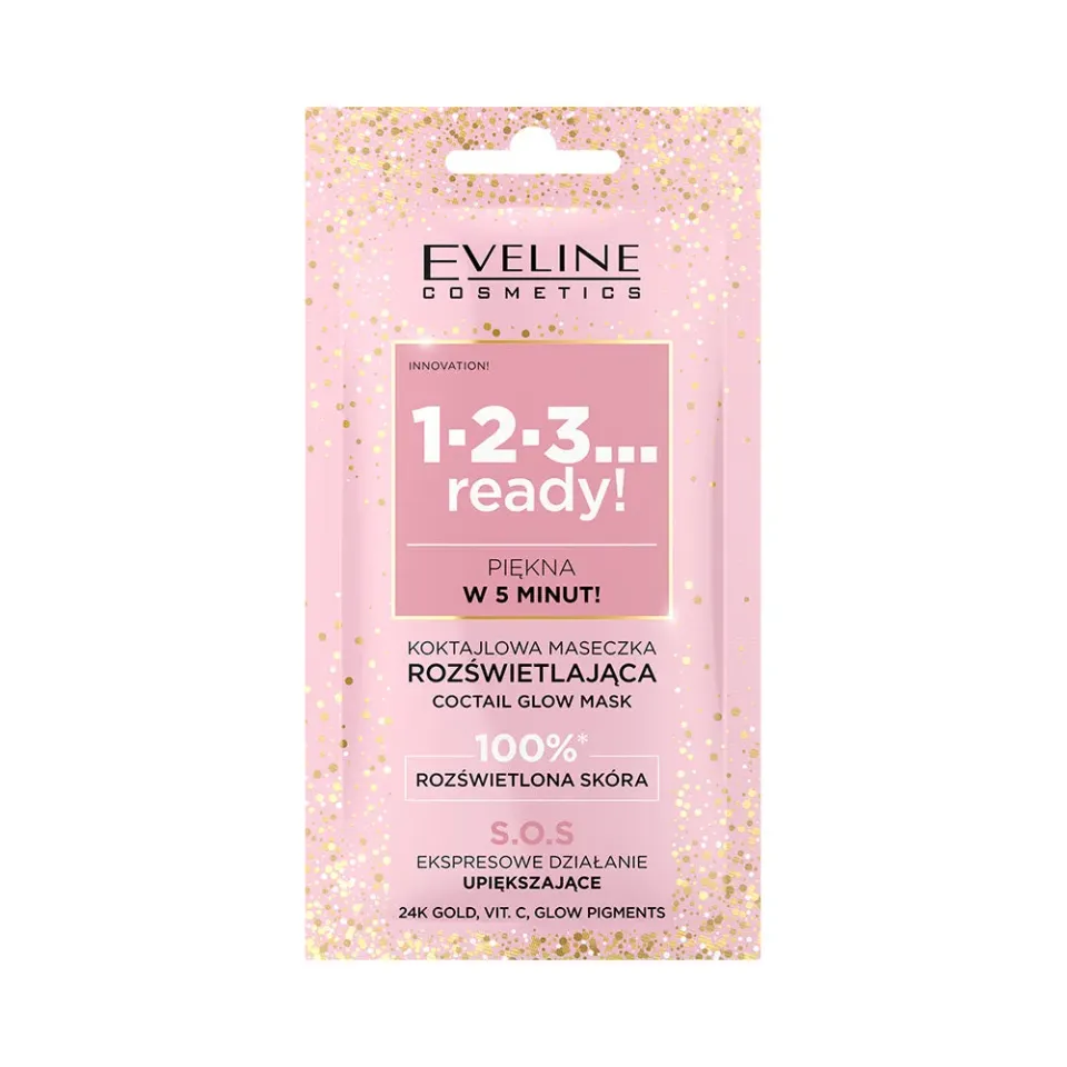 Eveline 1.2.3 Ready masque cocktail illuminatrice éclat