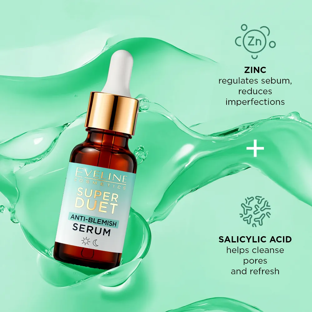 Eveline Super Duet sérum anti-imperfections zinc 10%