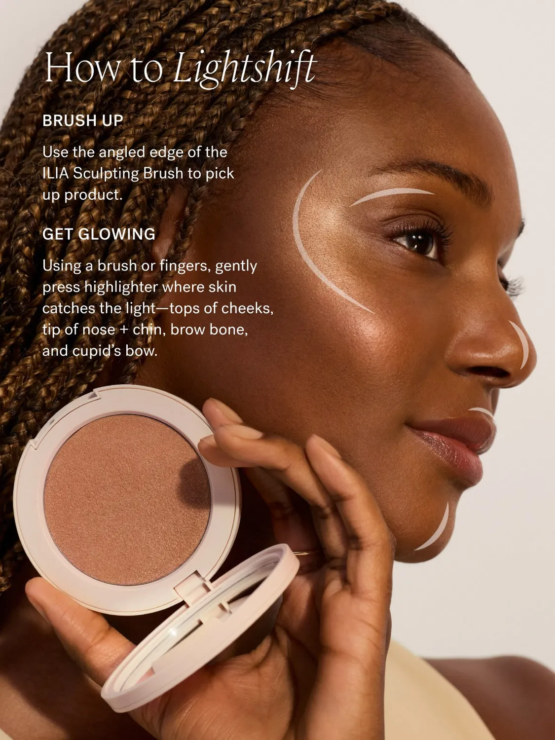Ilia Lightshift enlumineur crème Glint éclat naturel