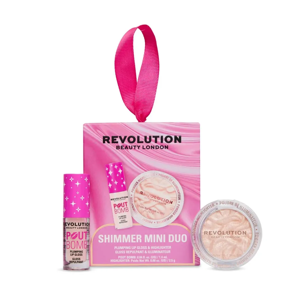 Revolution Shimmer Mini duo gloss & highlighter éclat mini