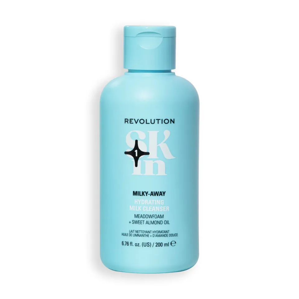 Revolution Skin Milky-Away lait démaquillant limnanthe amande douce
