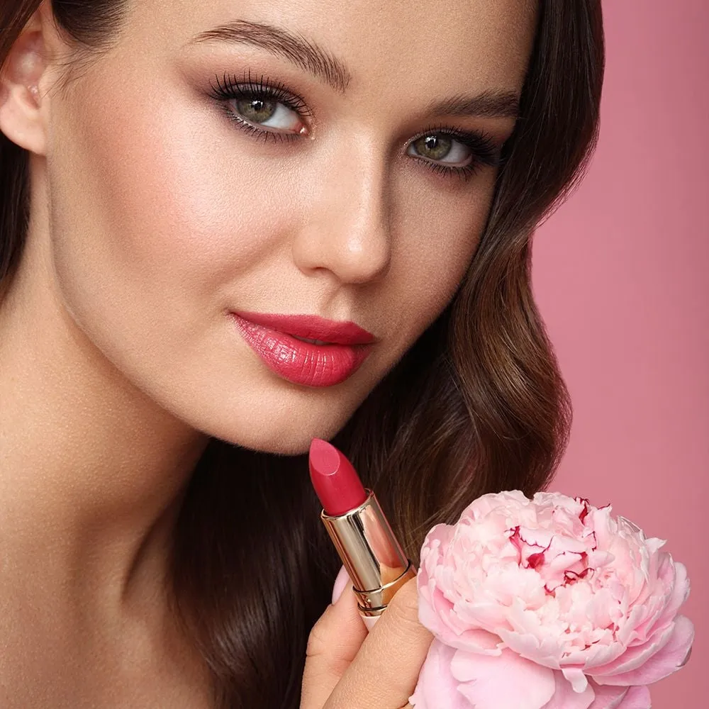 Eveline Cosmetics Flower Garden rouge à lèvres hydratant n°02