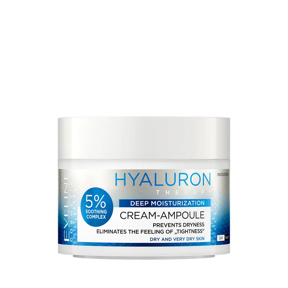 Eveline Hyaluron Therapy crème-ampoule visage peau sèche