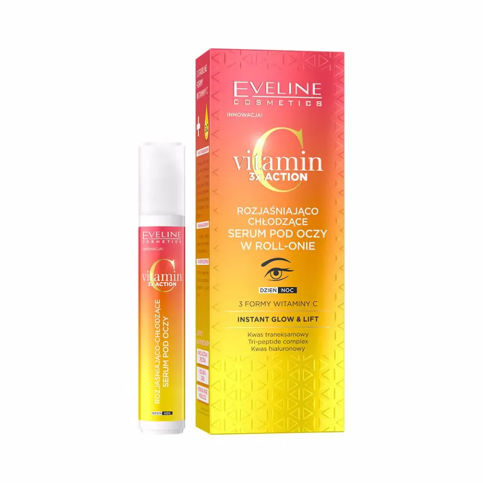 Eveline Cosmetics Vitamin C 3x Action sérum yeux roll-on éclat