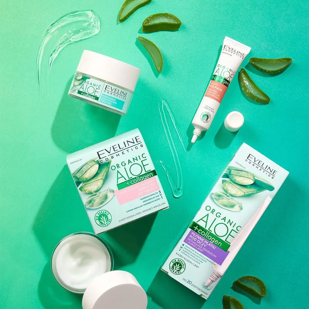 Eveline Cosmetics Aloe Collagen patchs yeux liquide anti-rides