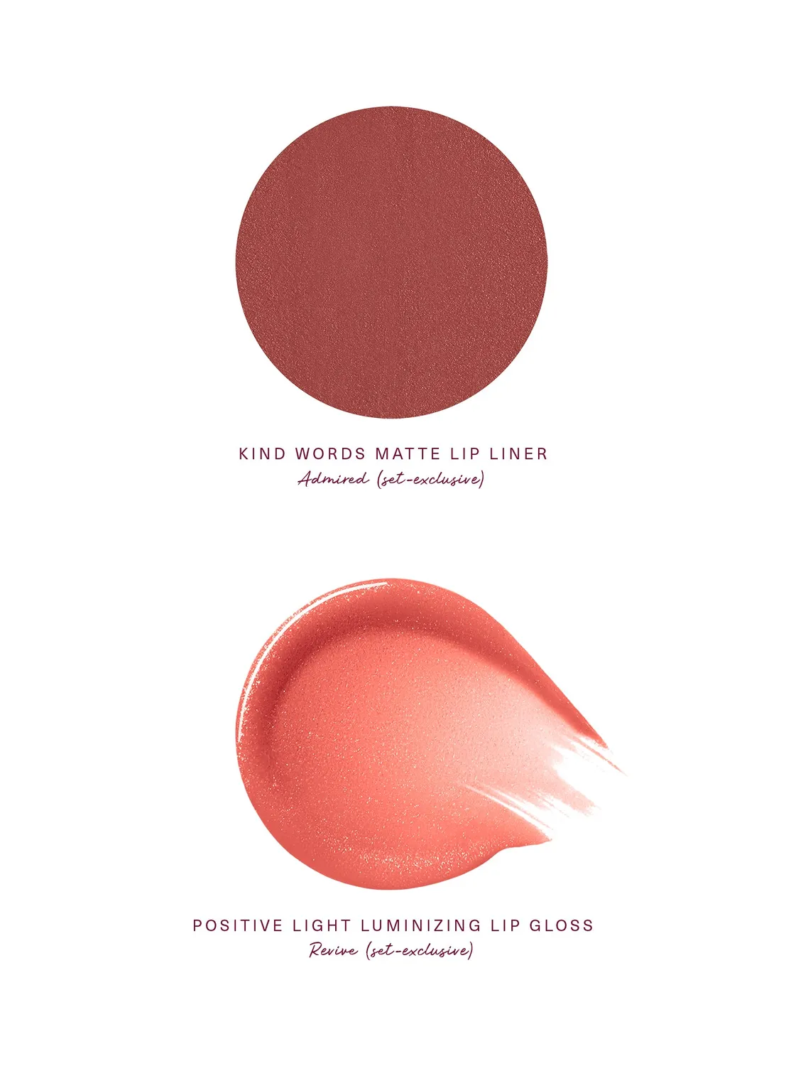 Rare Beauty Glass Effect duo crayon gloss lèvres Revive