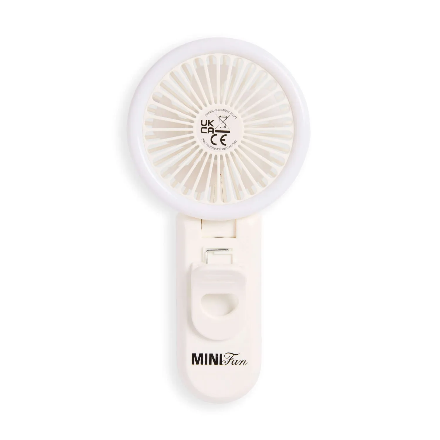 Revolution Poolside ventilateur main blanc portable été
