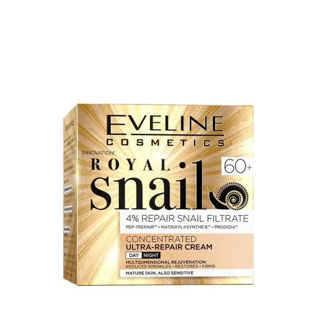 Eveline Royal Snail crème jour nuit 60+ bave escargot anti-rides