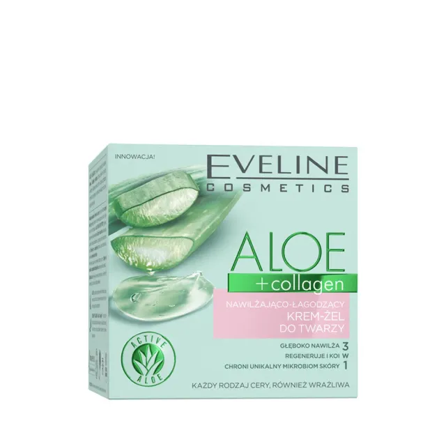 Eveline Aloe Collagen gel-crème visage aloe vera confort
