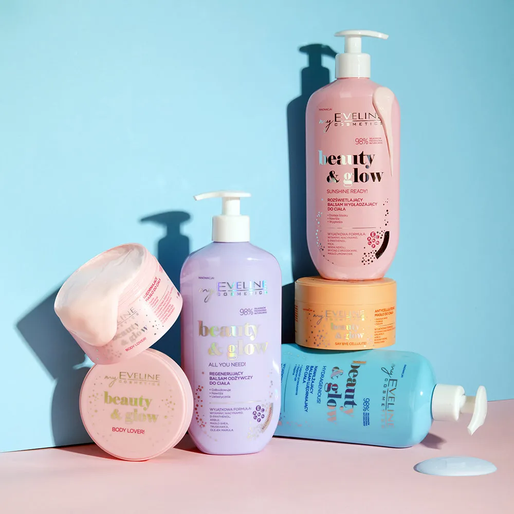 Eveline Cosmetics Beauty Glow lait corps réparateur peaux sèches