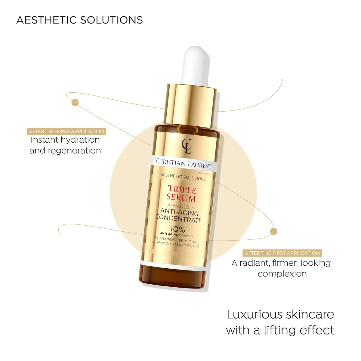 Eveline Christian Laurent Triple Serum Advanced sérum anti-âge fermeté