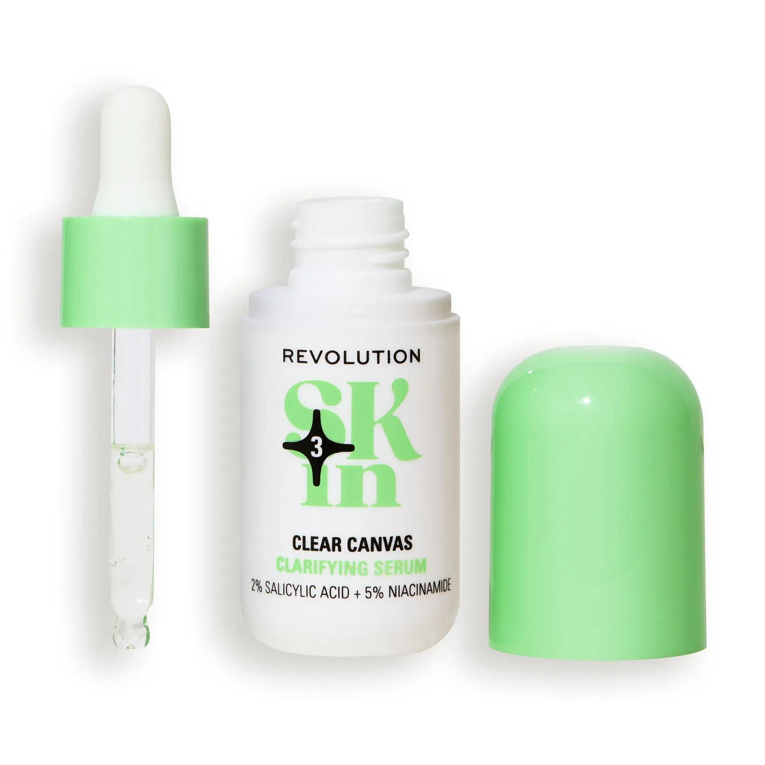 Revolution Skin Clear Canvas sérum 5% niacinamide imperfections