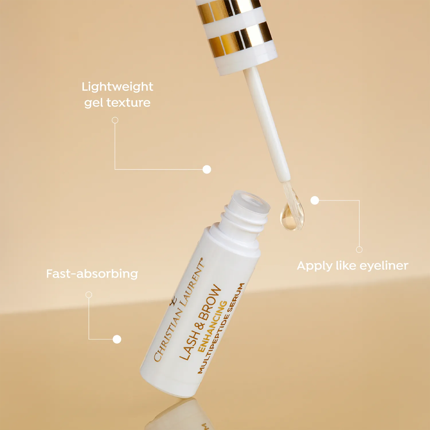 Eveline Christian Laurent sérum cils sourcils multi-peptides fortifiant