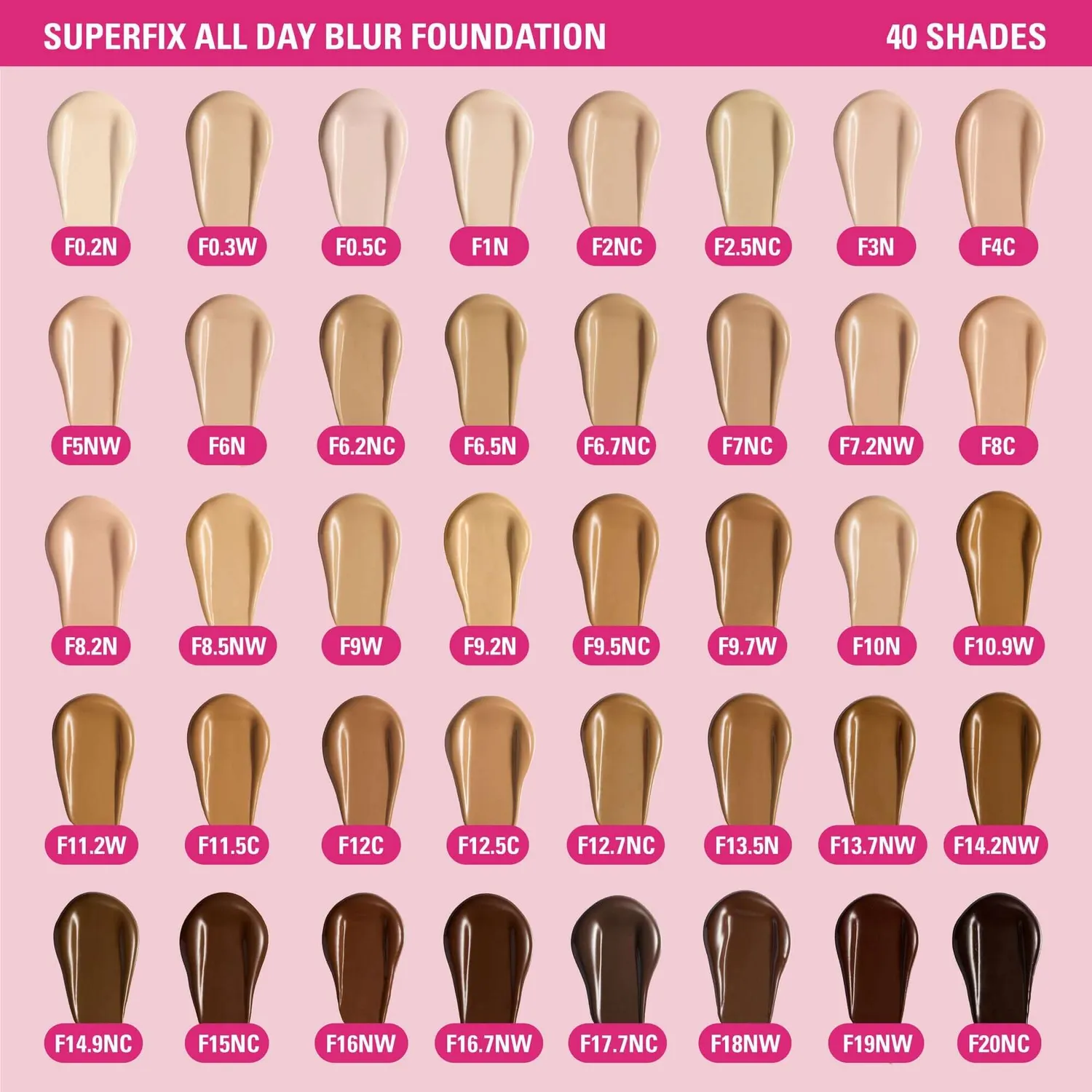 Revolution Superfix Blur fond de teint mat hydratant