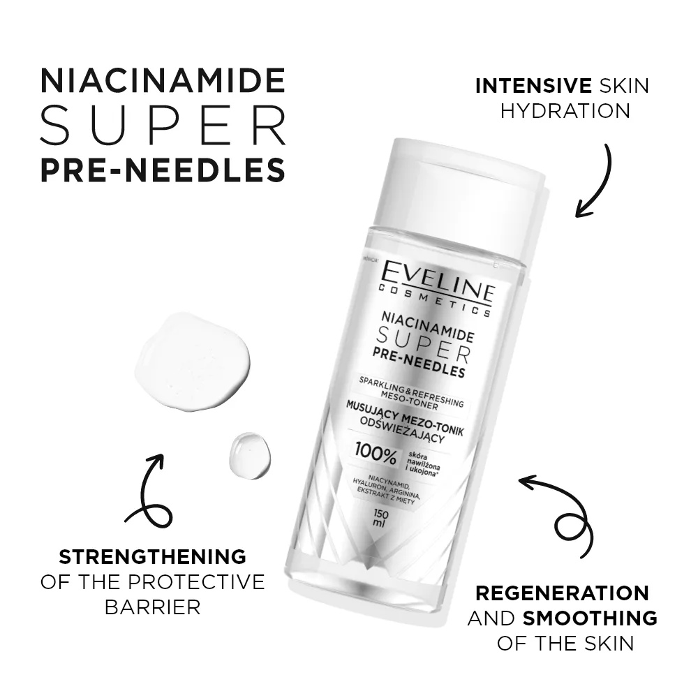 Eveline Super Needles meso-tonique niacinamide éclat