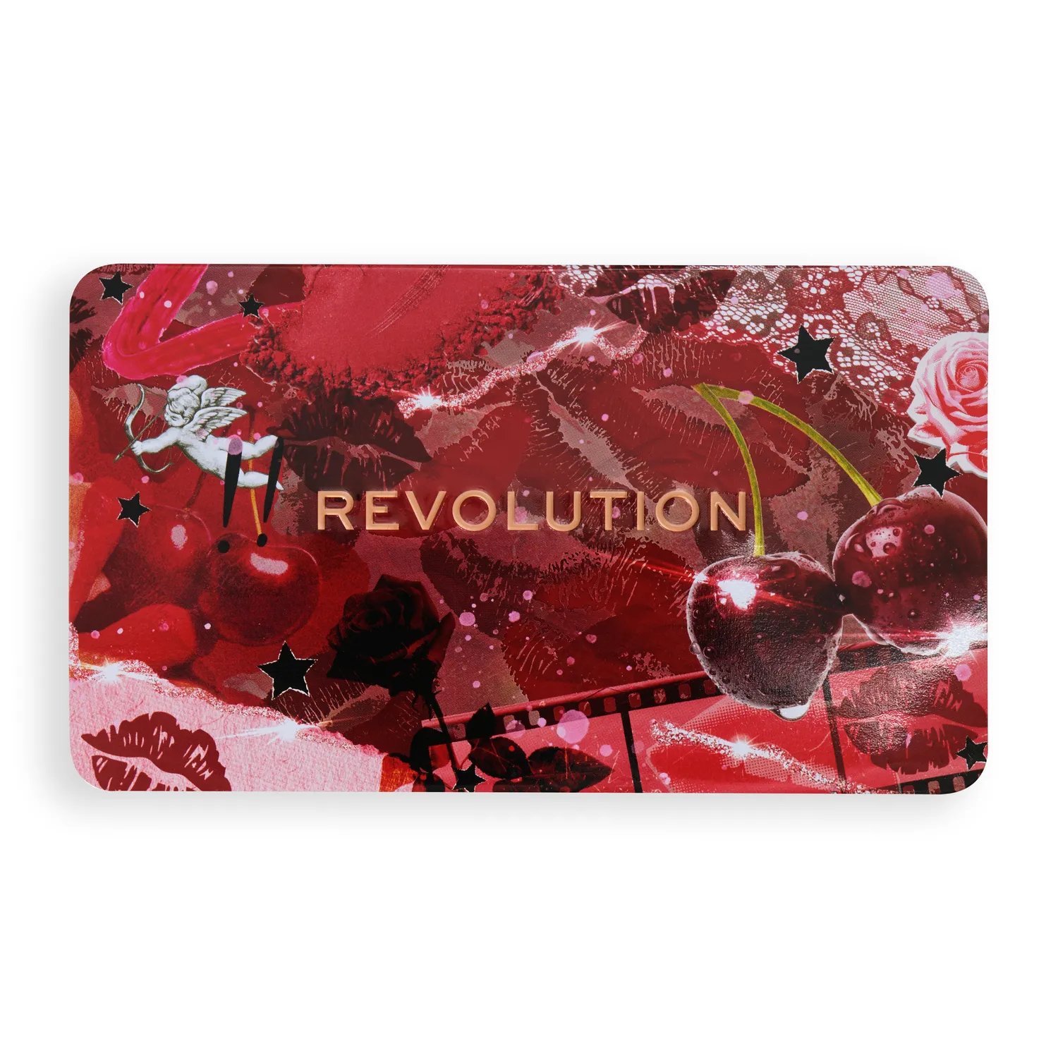Revolution Forever Flawless Cherry Rebel palette fards mats