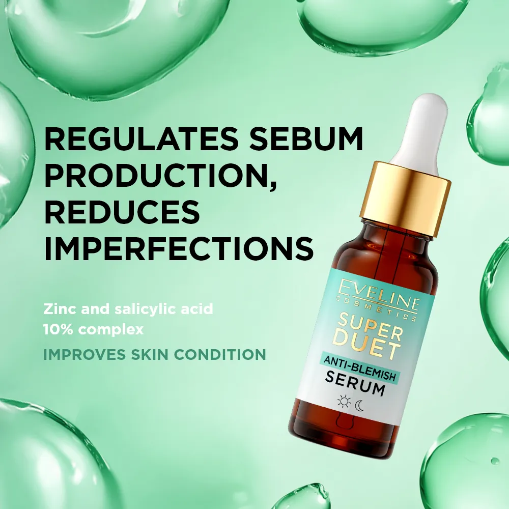 Eveline Super Duet sérum anti-imperfections zinc 10%